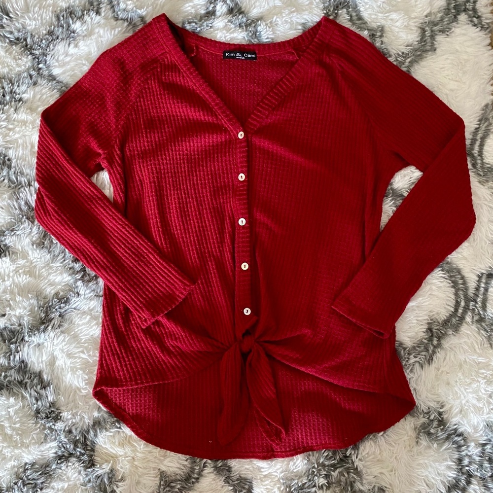 Button up sweater